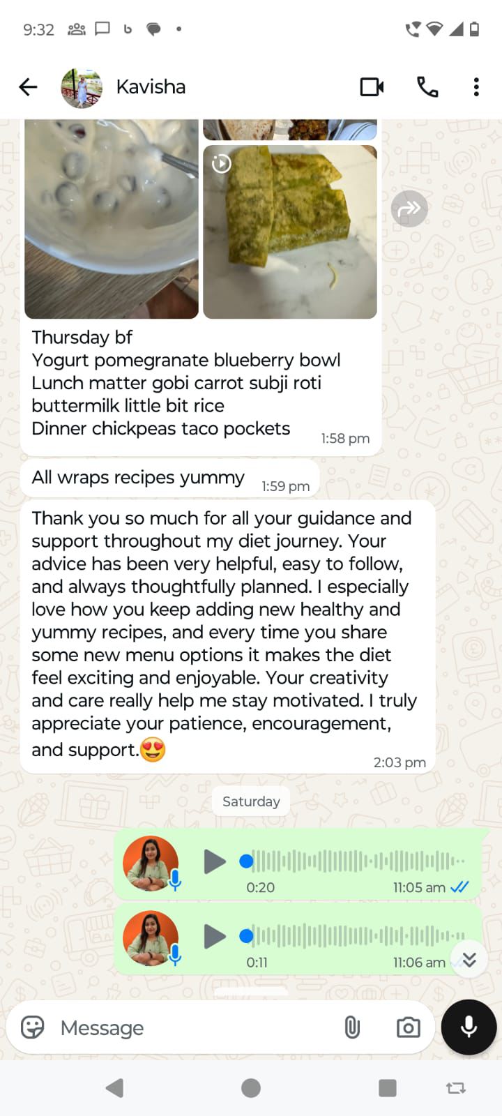 Client conversation 01