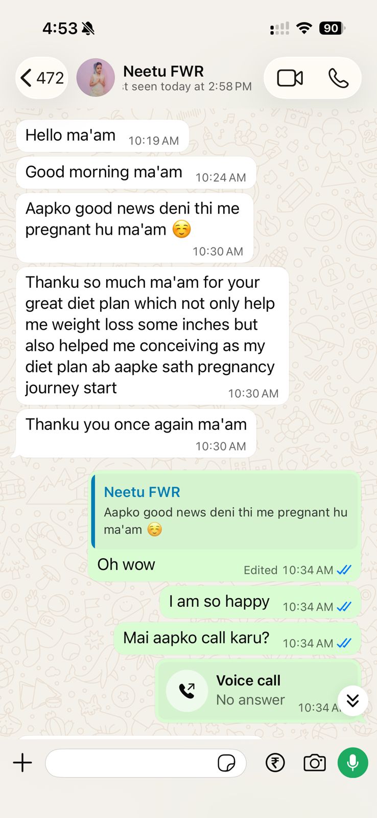 Client conversation 06