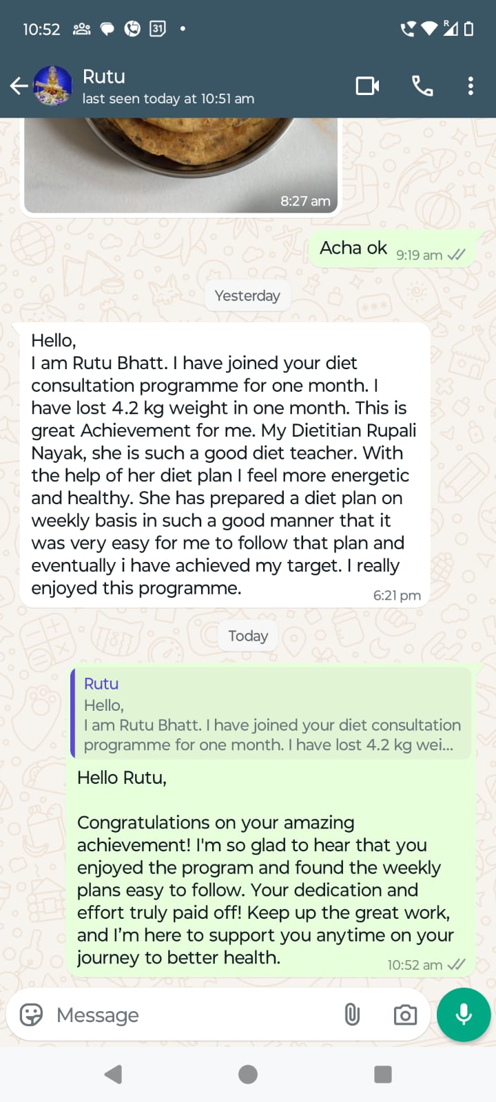 Client conversation 16